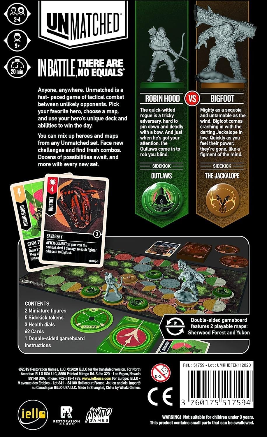 Unmatched - Robin Hood vs Big Foot
