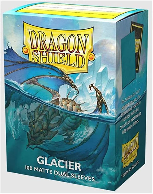 Dragon Shield AT-15031 Standard Size Sleeves Matte Dual 100pcs - Glacier