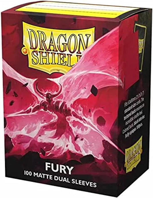 Dragon Shield AT-15055 Standard Size Sleeves Matte Dual 100pcs - Fury
