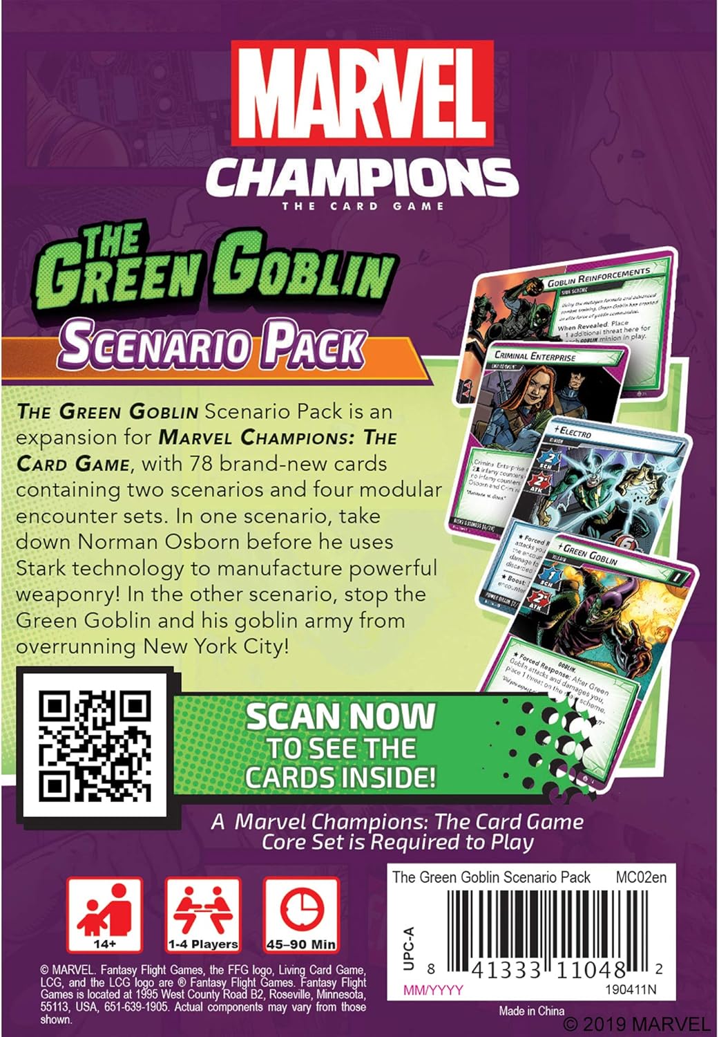 Marvel Champions - The Green Goblin Scenario Pack