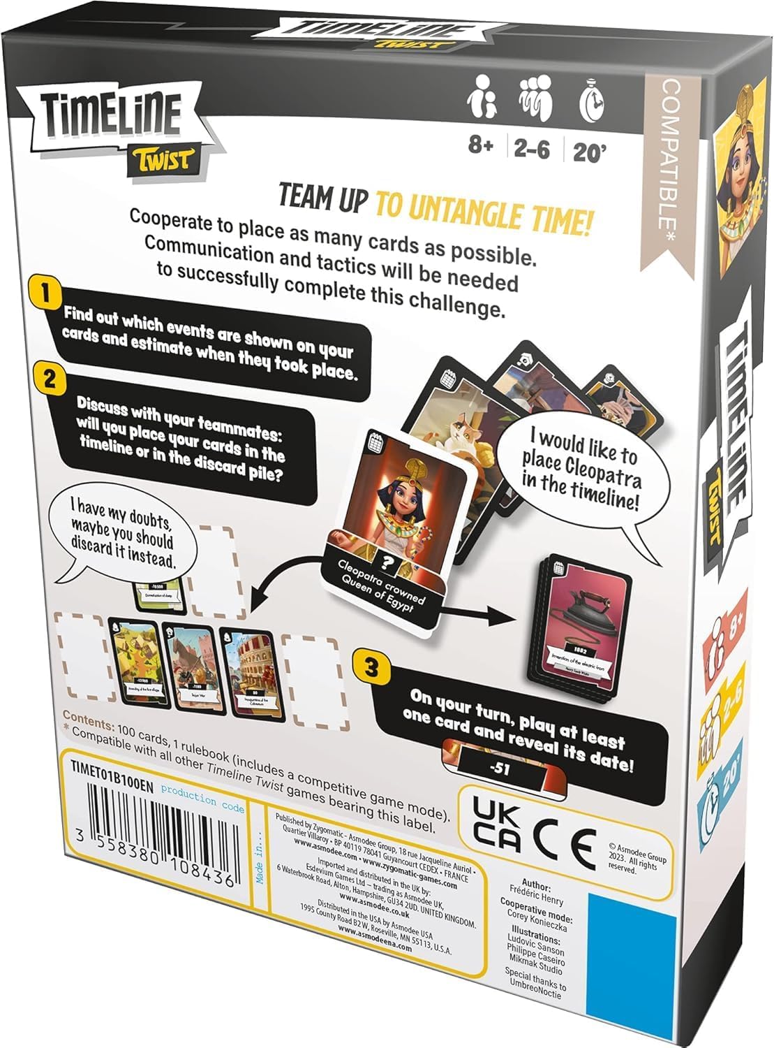 Timeline Twist Card Game